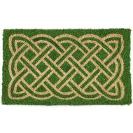 Entryways Celtic Handmade, Hand-Stenciled, All-Natural Coconut Fiber Coir Doormat 18 X 30 x .75