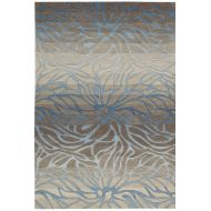 Rug Squared Marietta Contemporary Transitional Area Rug (MRI25), 8-Feet by 10-Feet 6-Inches, Oceanside