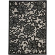 Rug Squared Corona Contemporary Area Rug (CRA02), 5-Feet 3-Inches by 7-Feet 5-Inches, Pewter