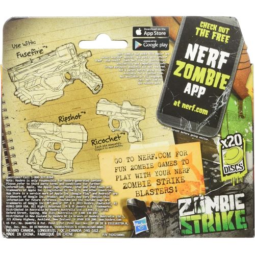 너프 NERF Zombie Discs (20-Pack)
