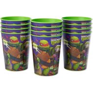 American Greetings Teenage Mutant Ninja Turtle (TMNT) Party Supplies, 16 oz. Reusable Plastic Party Cup (12-Count)