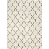 Rug Squared Bay Hill Shag Area Rug (BAHL2), 5-Feet 3-Inches by 7-Feet 5-Inches, Cream