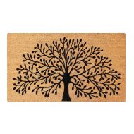 A1 Home Collections A1HC First Impression Shredding Tree FADE RESISTANT 24 in. x 39 in. Coir Flocked Door Mat