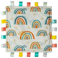 Mary Meyer Taggies Lovey for Baby Security Blankets Original Comfy Blanket with Sensory Tags, 12 x 12-Inches, Rainbow