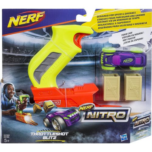 너프 NERF C0783EL2 Nitro Throttle Shot Blitz Green Blaster Toy
