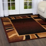 19 x 211 Home Dynamix 7542 Machine Made Turkish Premium Collection Brown Color Rug