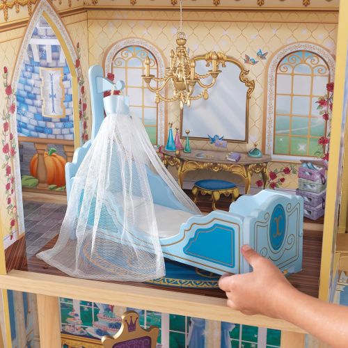 키드크래프트 KidKraft Disney Princess Cinderella Royal Dream Dollhouse by KidKraft, Gift for Ages 3+