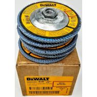 Visit the DEWALT Store (Box of 5) Dewalt DWA8208H 4-1/2 x 5/8-11 T29 80 grit Zirconium Flap Discs