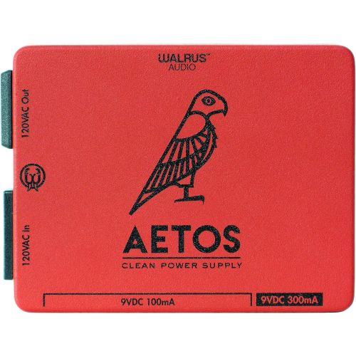 Walrus Audio Aetos 8 Output 120 Volt Power Supply, Limited Edition Red