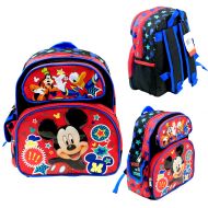 Disney Mickey Mouse Kids 12 Toddler School Backpack Canvas Book Bag New