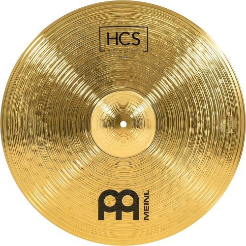  Meinl Cymbals Meinl 20 Ride Cymbal - HCS Traditional Finish Brass for Drum Set, Made in Germany, 2-YEAR WARRANTY (HCS20R)