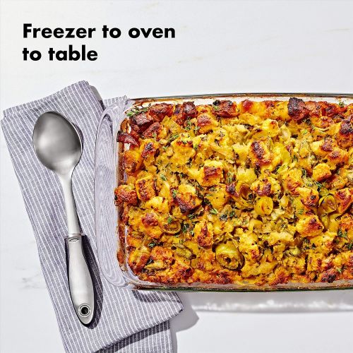옥소 [아마존베스트]OXO Good Grips Freezer-to-Oven Safe 3 Qt Glass Baking Dish with Lid