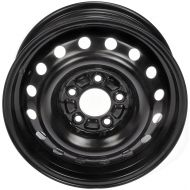 Dorman 939-165 Black Wheel with Painted Finish (15 x 6.5 inches /5 x 114 mm, 39 mm Offset)