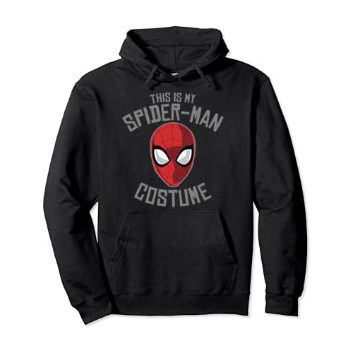마블시리즈 할로윈 용품Marvel Spider Man Halloween Costume Mask Graphic Hoodie