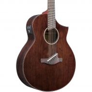 Ibanez},description:The AEW40FFCD features multi-scale construction  the longer scale on the lower register provides more articulation and a punchy sound on the low-end; the short