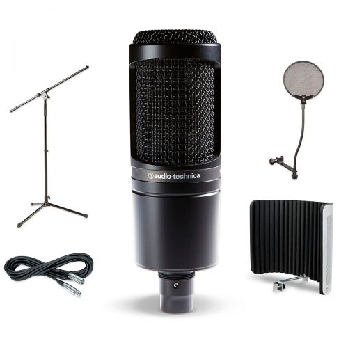 오디오테크니카 Audio-Technica},description:Special pricing on a fine studio microphone along with all of the essential accessories you’ll need to get a quality signal to the board. Along with you