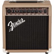 Fender},description:The Fender Acoustasonic 15 combo amp offers portable amplification for acoustic-electric guitar and microphone. Its simple and flexible enough for a variety of