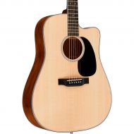 Martin},description:The Americana 16 Series DC-16E Acoustic-Electric Guitar is a dreadnought, with a 000 depth and single cutaway, constructed of a Sitka spruce top and sycamore ba