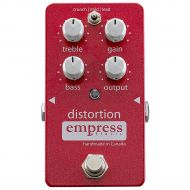 Empress Effects},description:From mild to crunch to lead, the empress distortion does it all. This true bypass pedal offers three flavors of distortion while retaining a super tigh