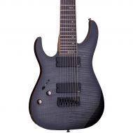 Schecter Guitar Research Open-Box Banshee-8 8-String Active Left Handed Electric Guitar Condition 3 - Scratch and Dent Transparent Black Burst 190839207371