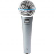 Shure},description:If you want your vocals to be heard, the Shure Beta 58A Mic is built to make it happen. Its a high-output, supercardioid dynamic microphone designed for professi