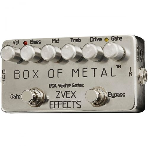  ZVex},description:The heaviest-sounding pedal in the ZVEX lineup, the Box of Metal has a massive amount of distortion with great thump and excellent tone control, and includes a ve