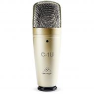 Behringer},description:The Behringer C-1U USB mic is a digital home recording or podcasting enthusiasts dream. This professional quality condenser microphone is identical to the ac