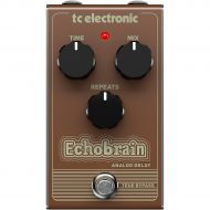 TC Electronic},description:EchoBrain is the natural choice for every vintage delay nut out there. Sporting a classic, all-analog bucket brigade design, this compact delay pedal is