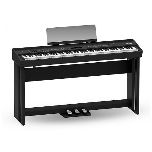 롤랜드 Roland Roland FP-90 Digital Piano Black with Stand and Pedal Board Black