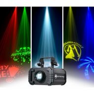 American DJ},description:The ADJ Gobo Projector IR is a white 12W LED projector that comes with four gobo patterns and four color gels. Custom gobos may be inserted for monogrammin