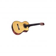 Takamine},description:The Takamine TH90 Hirade Classic Acoustic-Electric Guitar has a solid spruce top with rosewood back and sides for brilliant, rich classical tone. The solid eb