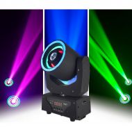 Blizzard},description:Transfix your audience with this unique moving-head spotlight that features three RGB SMD LEDs rings surrounding a high-output 30W white LED with a 4.7° beam