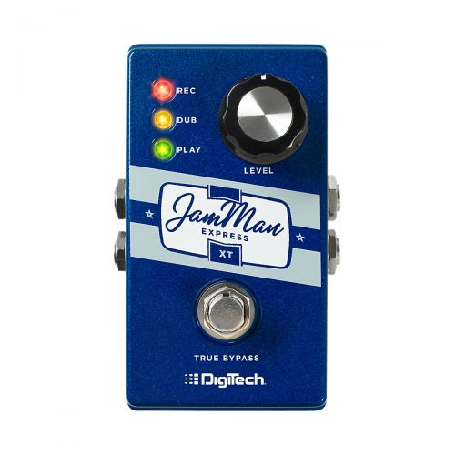  DigiTech},description:The DigiTech JamMan Express XT is simple, small, and very sophisticated. With true-bypass, 10 minutes of stereo looping, Silent Clear, and JamSync the Express