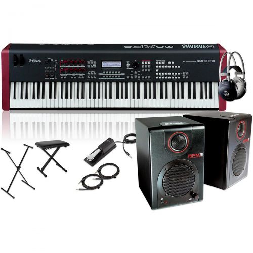 야마하 Yamaha MOXF8 Synthesizer Package