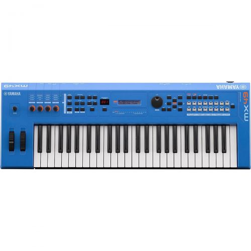 야마하 Yamaha MX49 49 Key Music Production Synthesizer Electric Blue