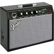 Fender},description:From the black control plate and miniature knobs to the silver grille cloth, the Fender Mini ’65 Twin Amp replicates the classic look of the full-size Twin amp.