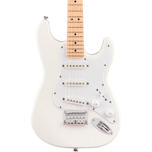  Squier Mini Stratocaster Maple Fingerboard Electric Guitar Olympic White