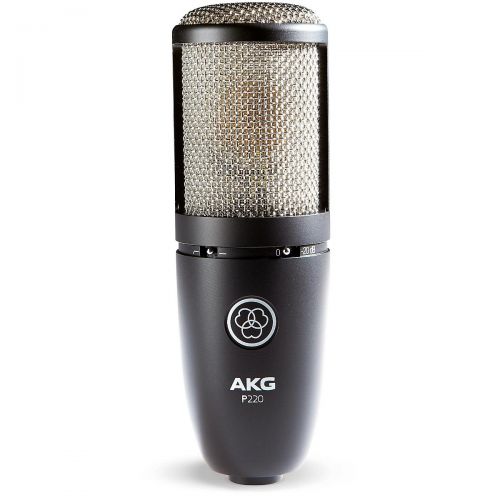 AKG},description:The P220 is a large-diaphragm true condenser microphone offering a warm and clear sound for lead vocals, acoustic guitar and brass instruments. A switchable bass-c