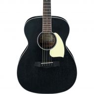 Ibanez},description:The PC14WK is a grand concert body style acoustic with mahogany top, back and sides which proffers a warm, full tone. While the open pore weathered black finish