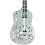 Recording King},description:Made from an entirely European bell brass body and featuring a 6 hand-spun Continental cone, this Recording King resonator ukulele adds a unique twist t