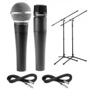 Shure},description:The Shure SM58 mic is legendary for its uncanny ability to withstand abuse that would destroy any other microphone. The Shure SM58 has not only helped to define
