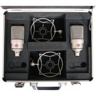 Neumann},description:The Neumann TLM 103 Anniversary Stereo Microphone Set includes 2 matched TLM 103 Microphones and 2 EA 1 Elastic Suspension Shockmounts in a sturdy metal travel