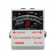 Boss},description:The BOSS TU-3 is the world’s go-to stompbox tuner, trusted by players everywhere for its reliable operation and bulletproof durability. Scaled down in size, the T