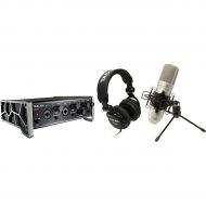 Tascam},description:This is a recording package assembled by Tascam that includes everything you need to make high quality recordings at home with your existing computer system. Th