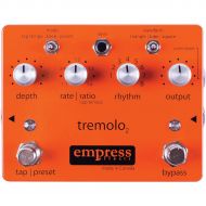 Empress Effects},description:The Empress Tremolo2 is an original design built from the ground up to include innovative features without sacrificing tone. The audio signal path is a