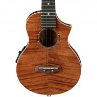Ibanez},description:The sweet-toned, nylon-stringed ukulele originated in the 19th century in Hawaii. It gained great popularity in the U.S. during the early in 20th century and fr