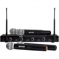 Gemini},description:The Gemini UHF-04M is a 4-channel wireless system with four handheld microphone transmitters, perfect for entertainers who need freedom on stage. The UHF-04M of