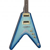 Dean},description:Bearing the striking visuals and hot pickups that made Deans reputation in the late 70s, this 79 V model, with eye-catching Blue Burst finish, is sure to get your