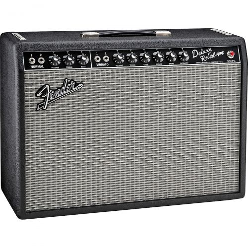  Fender},description:The Fender 65 Deluxe Reverb Combo Amp has a sound big enough to cut through the muddiest mix, but its small enough to turn up make the most of natural tube dist