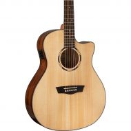 Washburn},description:Washburn’s Woodline 10 Series is a perfect balance of affordability, elegance, sound and stability. The combination of a properly cured solid Sitka spruce sou